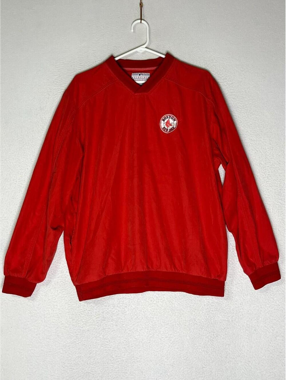 Genuine Merchandise Red Long Sleeve Shirt Boston Red Sox G-III Sports Men's SZ L
